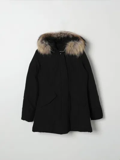 Woolrich Coat  Kids Color Black In Schwarz