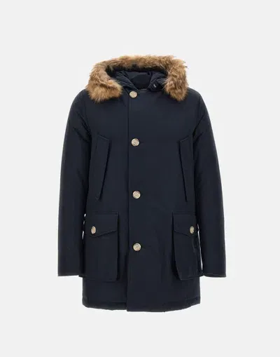 Woolrich Coats In Blue