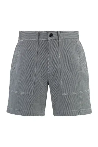 Woolrich Cotton Bermuda Shorts In Multi