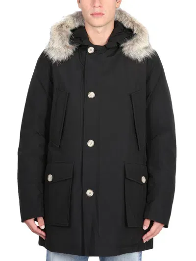 Woolrich Down Jacket Arctic In Black