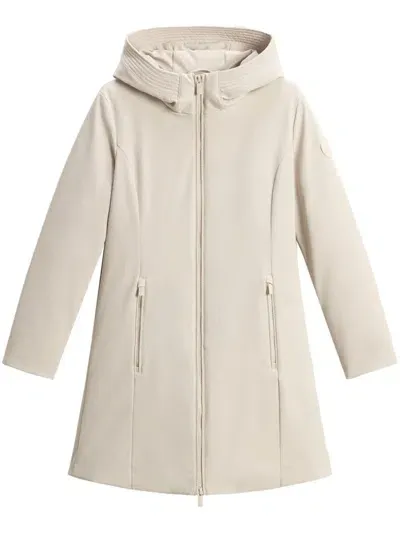 Woolrich Firth Parka Coat In Neutrals