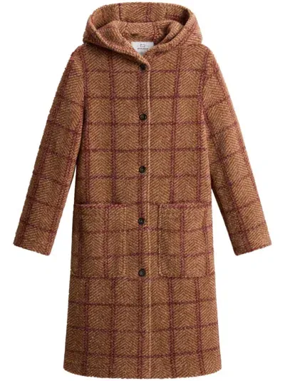 Woolrich Gentry Coat In Brown