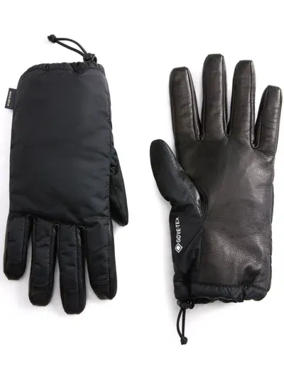 Woolrich Wattierte Gore-tex Handschuhe In Schwarz