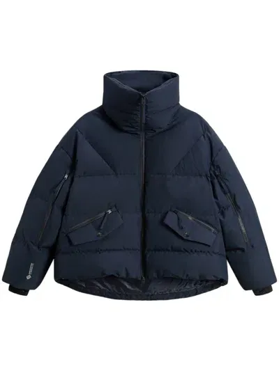 Woolrich Gtx Puffer Jacket In Blue