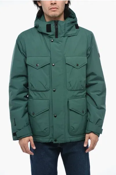 Woolrich Marina Field Jacket In Green