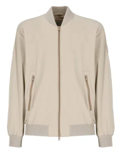 Woolrich Matt Stretch Bomber In Rope