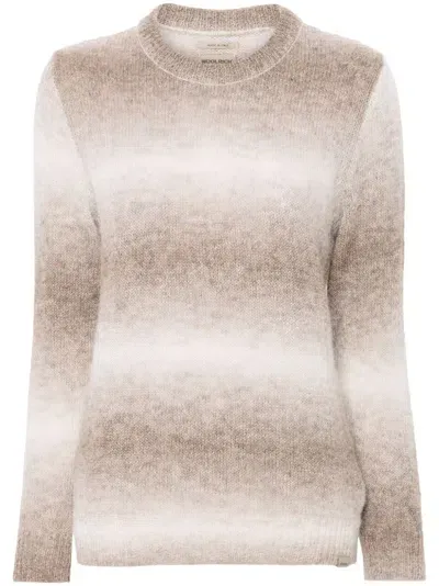 Woolrich Ombré-effect Sweater In Brown