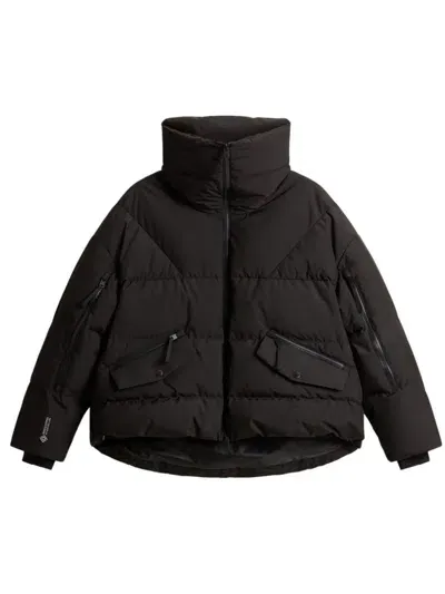 Woolrich Oversize Padded Jacket In Black