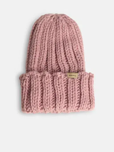 Woolrich Kids' Pink Wool Blend Beanie