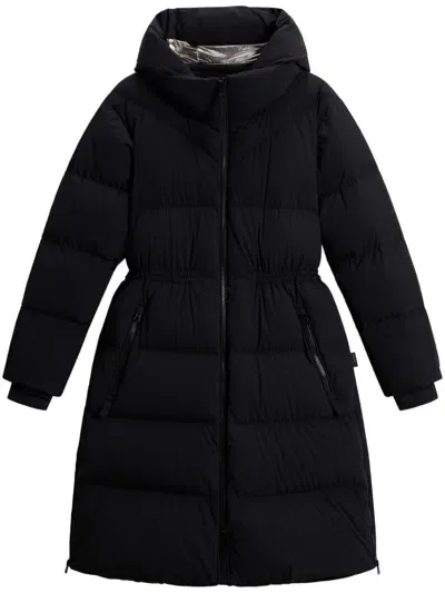 Woolrich Quilted Puffer Parka In Black