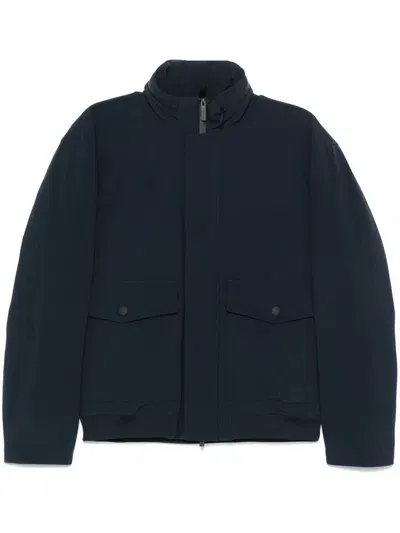 Woolrich Soft Shell Bomber Clothing In Blue