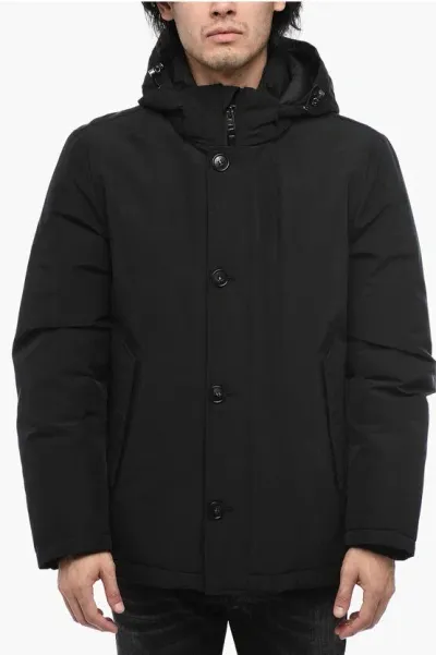 Woolrich South Bay Green Jacket In Black