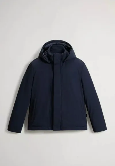 Woolrich Stretch Jacket Clothing In Blue