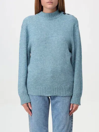 Woolrich Sweater  Woman Color Gnawed Blue In Hellblau