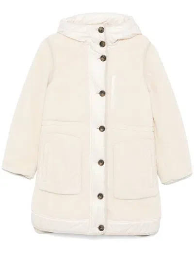 Woolrich Teddy Parka In Neutrals