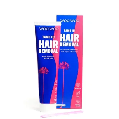 Woowoo Tame It! Vegan In Shower Hair Removal 50ml In White