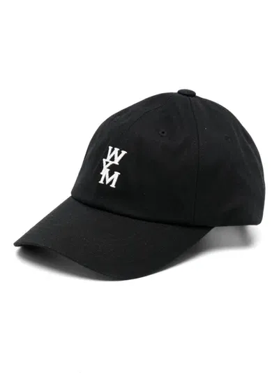 Wooyoungmi Logo-embroidered Baseball Cap In Black