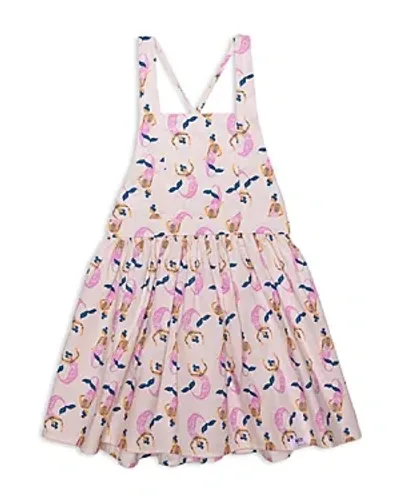 Worthy Threads Girls' Mermaids Tie Back Dress - Little Kid, Big Kid In White