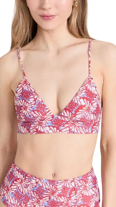 Xirena Bensyn Bikini Top Ruby Petal In Pink