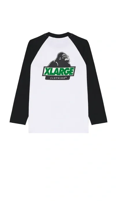 Xlarge Slanted Og Raglan Long Sleeve Tee In 블랙