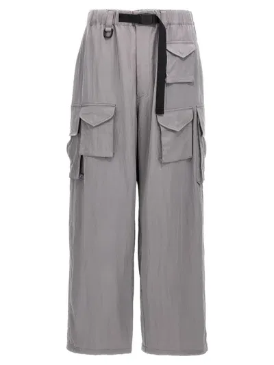 Y-3 Adidas Cargo Pants In Gray