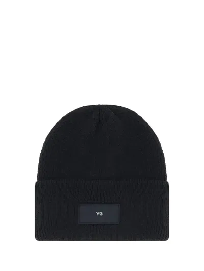 Y-3 Beanie Hat In Black