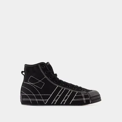 Y-3 Adidas Nizza Hi Sneakers In Black