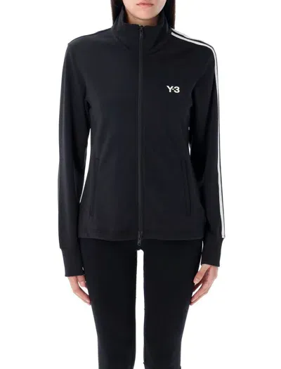 Y-3 Zip Fleece 3 Band In Black