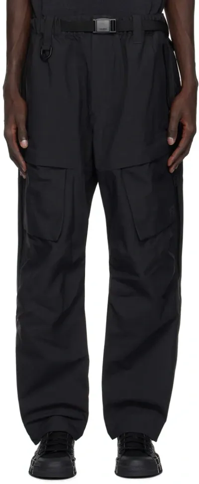 Y-3 Black Gore-tex Hardshell Cargo Pants