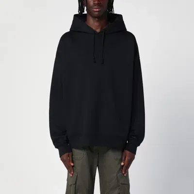 Y-3 Adidas  Black Hoodie With Graphic Print