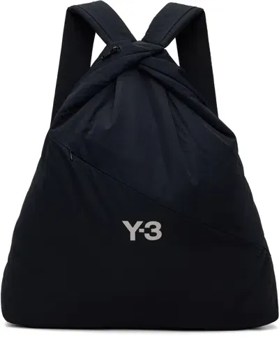 Y-3 Black Printed Backpack