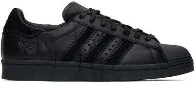 Y-3 Black Superstar Sneakers