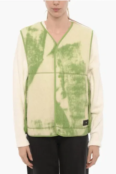 Y-3 By Yohji Yamamoto Adidas Tie Dye Effect Sleeveless Jacket In Neutral