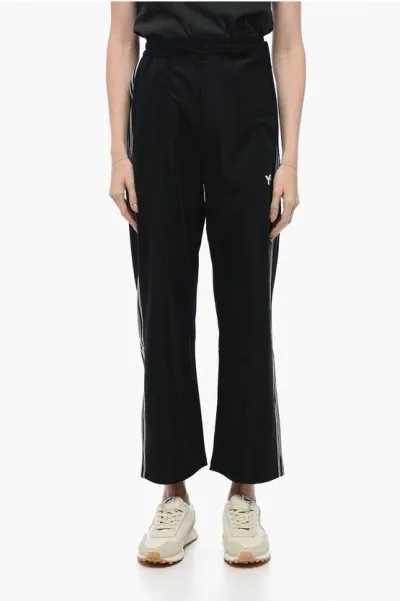 Y-3 By Yohji Yamamoto Logoed Double-layered Joggers In Black