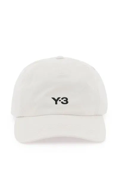 Y-3 Hat With Curved Brim In Neutro