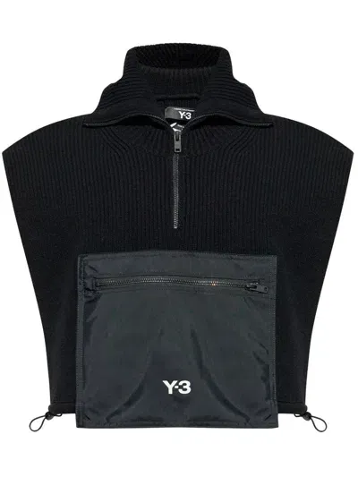 Y-3 Hooded Sweater In Black