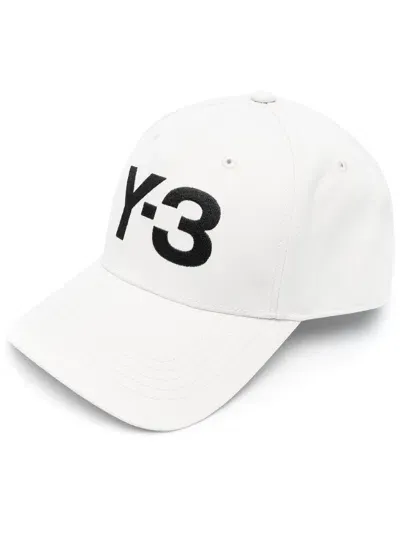 Y-3 Adidas  Logo Cap Accessories In White