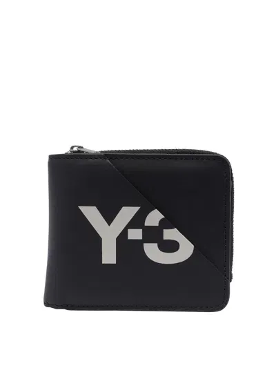 Y-3 Logo Wallet In Negro