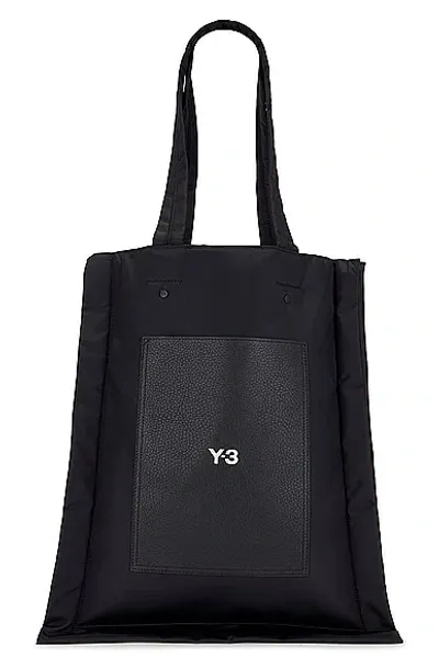 Y-3 Lux Tote In Black