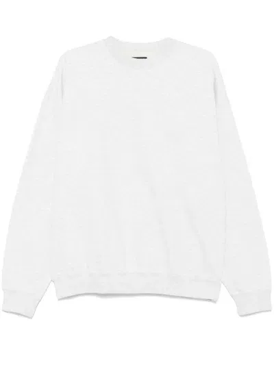 Y-3 Mélange-effect Sweatshirt In Grey