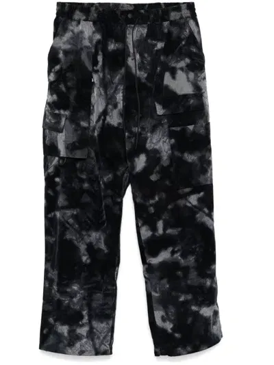 Y-3 Nyl Cargo Trousers In Black