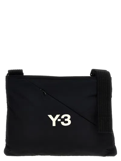 Y-3 Nylon Sacoche Crossbody Bags In Black