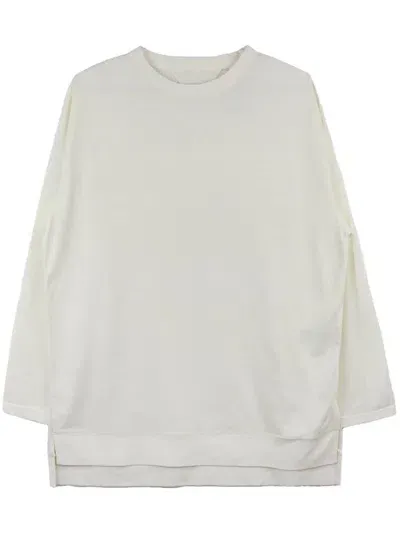 Y-3 Prem Three-quarter Sleeves T-shirt In 白色