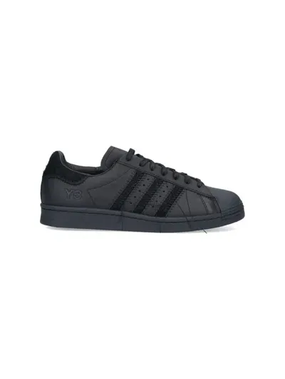 Y-3 Superstar Sneakers In Black