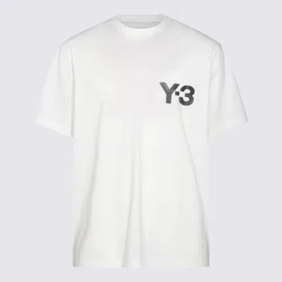 Y-3 T-shirt E Polo Bianco In White