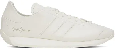 Y-3 White Country Sneakers