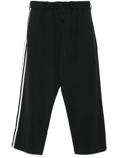 Y-3 X Adidas 3-stripes Track Pants In Black