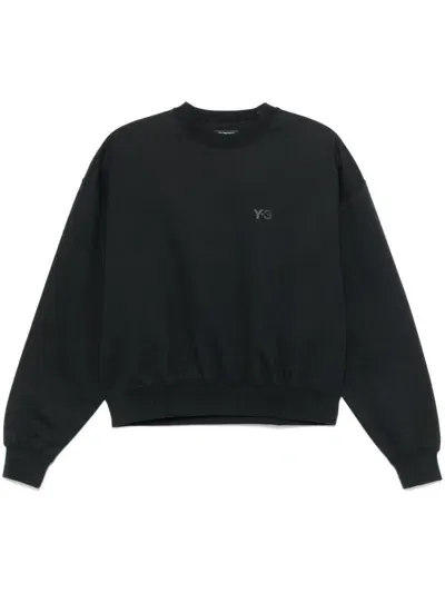 Y-3 X Adidas Logo-print Sweatshirt In Black