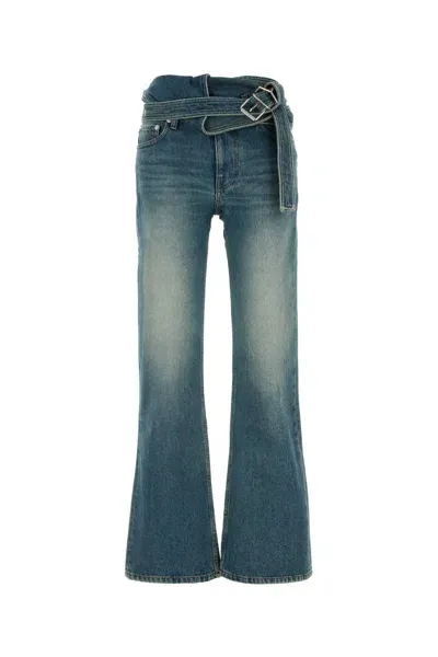 Y/project Denim Jeans In Blue