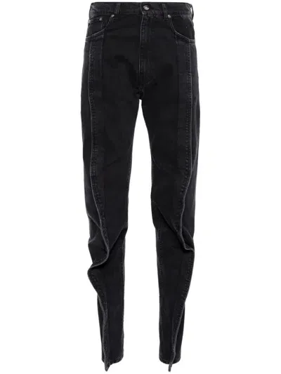 Y/project Evergreen Banana Jeans In Black